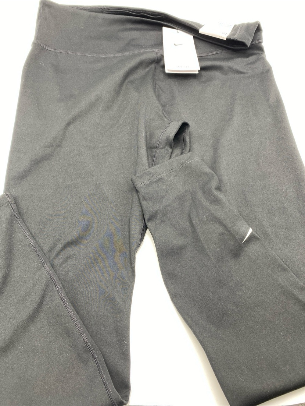 Nike One Training Mid Rise Tights Full Length Women’s Swoosh Large Dri Fit Large